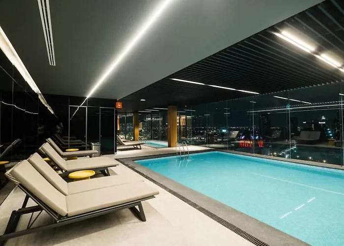 Apartamento Skytown Studio- Pool-sauna-jacuzzy-gym *